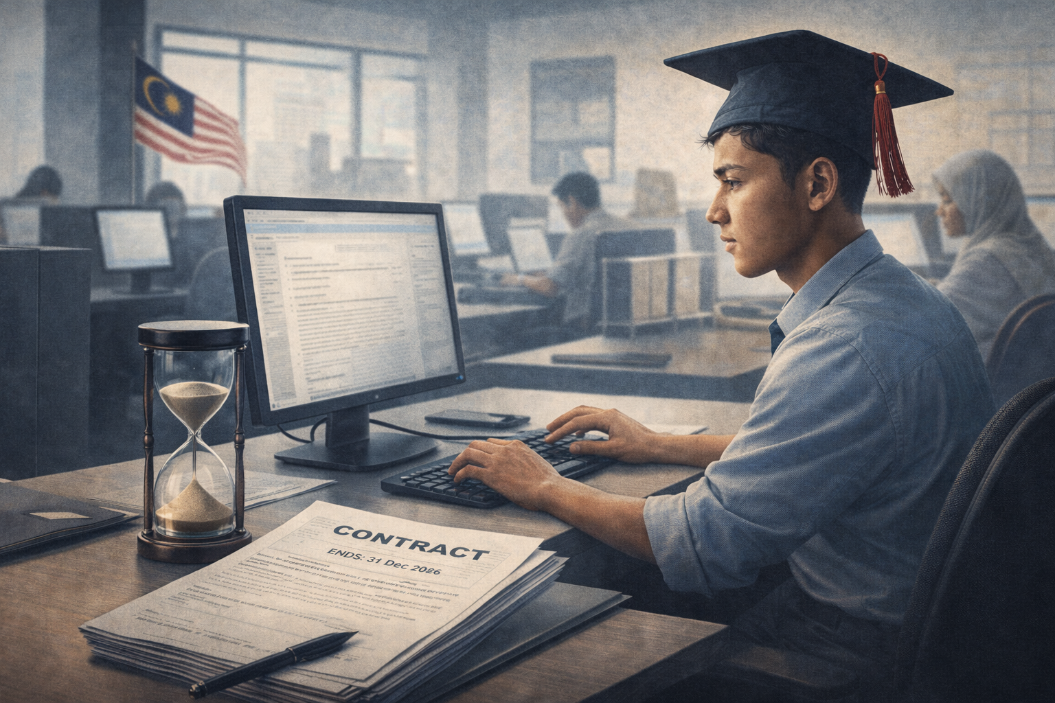 Graduan Malaysia bekerja secara kontrak melalui Program MySTEP